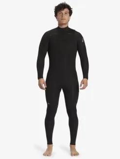 Quiksilver 4/3mm Everyday Sessions - Combinaison De Surf Zip Poitrine Pour Homme