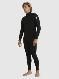 Quiksilver 3/2mm Everyday Sessions - Combinaison De Surf Zip Poitrine Pour Homme -Surf Soldes eqyw103166 quiksilverw kvd0 sd1