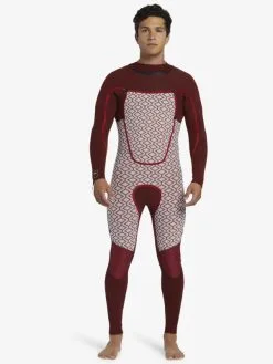 Quiksilver 4/3mm Marathon Sessions - Combinaison De Surf Back Zip Pour Homme -Surf Soldes eqyw103178 quiksilverw kvd0 bck7