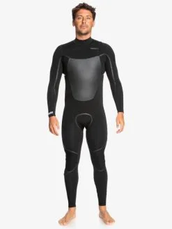 Quiksilver 4/3mm Marathon Sessions - Combinaison De Surf Back Zip Pour Homme
