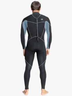 Quiksilver 4/3mm Capsule Saturn - Combinaison Back Zip Pour Homme -Surf Soldes eqyw103185 quiksilverw blm0 bck1