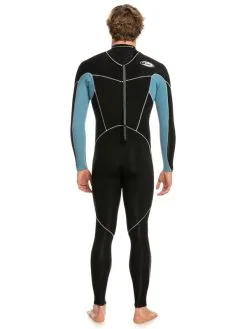 Quiksilver 3/2mm Capsule Saturn - Combinaison Back Zip Pour Homme -Surf Soldes eqyw103186 quiksilverw blm0 bck1