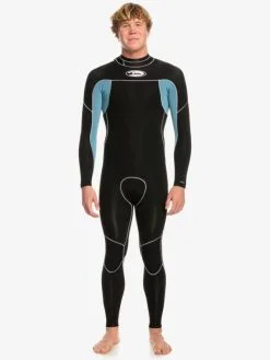 Quiksilver 3/2mm Capsule Saturn - Combinaison Back Zip Pour Homme -Surf Soldes eqyw103186 quiksilverw blm0 frt1