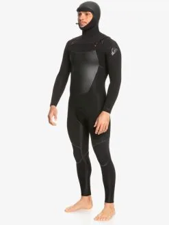 Quiksilver 4/3mm Marathon Sessions - Combinaison De Surf à Capuche Avec Zip Poitrine Pour Homme -Surf Soldes eqyw203028 quiksilverw kvd0 frt3