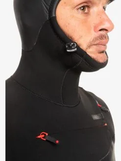 Quiksilver 4/3mm Marathon Sessions - Combinaison De Surf à Capuche Avec Zip Poitrine Pour Homme -Surf Soldes eqyw203028 quiksilverw kvd0 frt6