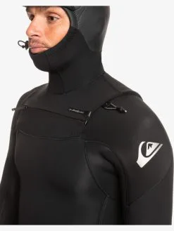 Quiksilver 4/3mm Everyday Sessions - Combinaison De Surf à Capuche Avec Zip Poitrine Pour Homme -Surf Soldes eqyw203029 quiksilverw kvd0 frt3