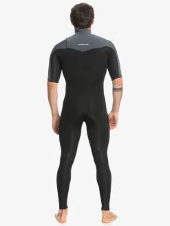 Quiksilver 2/2mm Everyday Sessions - Springsuit Manches Courtes Zip Poitrine Pour Homme -Surf Soldes eqyw303020 quiksilverw ksa0 bck1