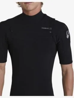 Quiksilver 2/2mm Everyday Sessions - Springsuit Manches Courtes Zip Poitrine Pour Homme -Surf Soldes eqyw503030 quiksilverw kvd0 dtl4