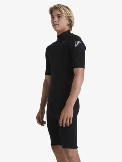 Quiksilver 2/2mm Everyday Sessions - Springsuit Manches Courtes Zip Poitrine Pour Homme -Surf Soldes eqyw503030 quiksilverw kvd0 sd1
