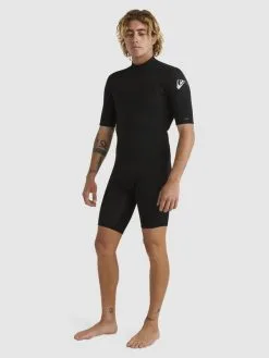 Quiksilver 2/2mm Everyday Sessions - Springsuit Manches Courtes Back Zip Pour Homme -Surf Soldes eqyw503031 quiksilverw kvd0 sd1