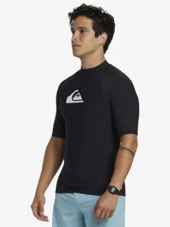 Quiksilver Heater - Lycra Manches Courtes UPF 50 Pour Homme -Surf Soldes eqywr03232 quiksilverw kvj0 sd1