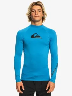 Quiksilver All Time - Lycra Manches Longues UPF 50 Pour Homme -Surf Soldes eqywr03357 quiksilverw brth frt1