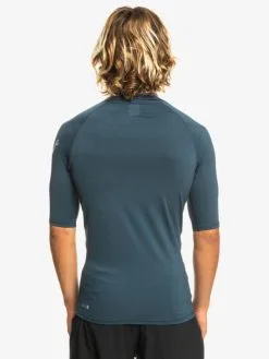 Quiksilver All Time - Lycra Manches Courtes UPF 50 Pour Homme -Surf Soldes eqywr03358 quiksilverw byjh bck1