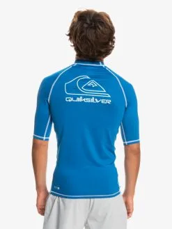Quiksilver On Tour - Lycra Manches Courtes UPF 50 Pour Homme -Surf Soldes eqywr03359 quiksilverw brt0 bck1