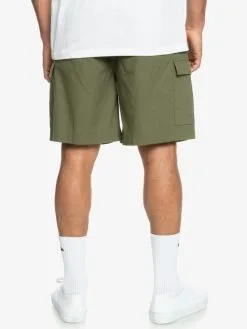 Quiksilver Cargo Taxer - Short Cargo élastique Pour Homme -Surf Soldes eqyws03830 quiksilverw gph0 bck1