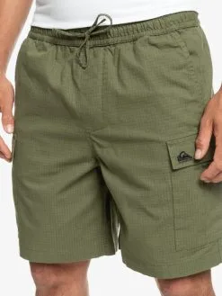 Quiksilver Cargo Taxer - Short Cargo élastique Pour Homme -Surf Soldes eqyws03830 quiksilverw gph0 frt3