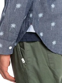 Quiksilver Palms Emea 2022 - Chemise Manches Longues Pour Homme -Surf Soldes eqywt04422 quiksilverw byj6 frt4