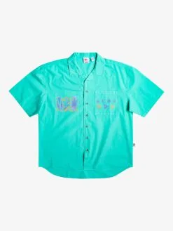 Quiksilver X Stranger Things The Mike 2022 - Chemise à Manches Courtes Pour Homme -Surf Soldes eqywt04452 quiksilverf gmj0 frt1