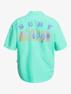 Quiksilver X Stranger Things The Mike 2022 - Chemise à Manches Courtes Pour Homme -Surf Soldes eqywt04452 quiksilverv gmj0 bck1