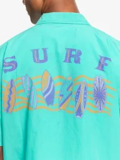 Quiksilver X Stranger Things The Mike 2022 - Chemise à Manches Courtes Pour Homme -Surf Soldes eqywt04452 quiksilverw gmj0 bck2