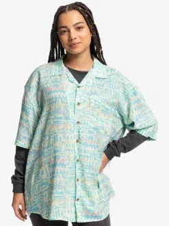 Quiksilver X Stranger Things The Argyle 2022 - Chemise à Manches Courtes Pour Homme -Surf Soldes eqywt04453 quiksilverw yje6 frt11