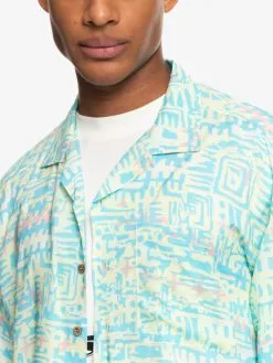 Quiksilver X Stranger Things The Argyle 2022 - Chemise à Manches Courtes Pour Homme -Surf Soldes eqywt04453 quiksilverw yje6 frt3