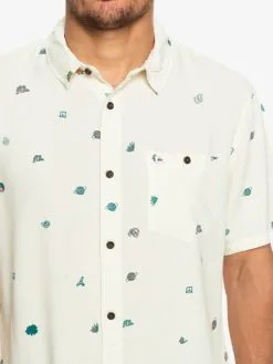 Quiksilver Minimark - Chemise Manches Courtes Pour Homme -Surf Soldes eqywt04462 quiksilverw wdw6 frt4