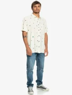 Quiksilver Minimark - Chemise Manches Courtes Pour Homme -Surf Soldes eqywt04462 quiksilverw wdw6 frt9