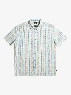 Quiksilver Tracks - Chemise Manches Courtes Pour Homme -Surf Soldes eqywt04463 quiksilverf sfv6 frt1