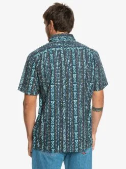 Quiksilver Tracks - Chemise Manches Courtes Pour Homme -Surf Soldes eqywt04463 quiksilverw bsl6 bck1