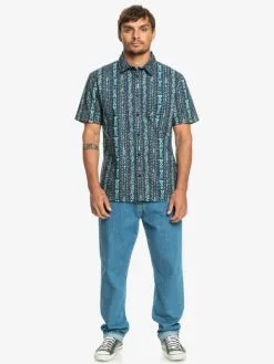 Quiksilver Tracks - Chemise Manches Courtes Pour Homme -Surf Soldes eqywt04463 quiksilverw bsl6 frt9