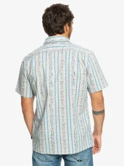 Quiksilver Tracks - Chemise Manches Courtes Pour Homme -Surf Soldes eqywt04463 quiksilverw sfv6 bck1