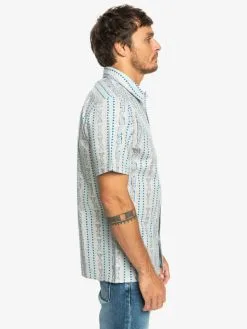 Quiksilver Tracks - Chemise Manches Courtes Pour Homme -Surf Soldes eqywt04463 quiksilverw sfv6 frt3