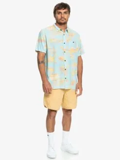 Quiksilver Ripped Up - Chemise Manches Courtes Pour Homme -Surf Soldes eqywt04464 quiksilverw bgc6 frt9