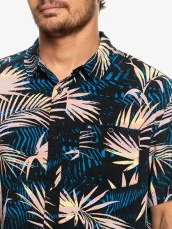 Quiksilver Ripped Up - Chemise Manches Courtes Pour Homme -Surf Soldes eqywt04464 quiksilverw kvj6 frt3