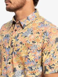 Quiksilver Surfadelica - Chemise Manches Courtes Pour Homme -Surf Soldes eqywt04466 quiksilverw krd6 frt3