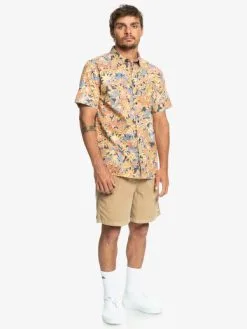 Quiksilver Surfadelica - Chemise Manches Courtes Pour Homme -Surf Soldes eqywt04466 quiksilverw krd6 frt9