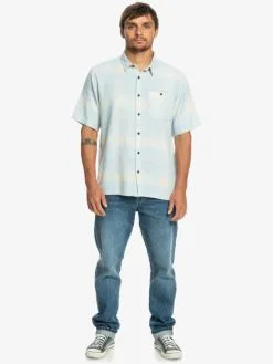 Quiksilver Shadow Light Check - Chemise Manches Courtes Pour Homme -Surf Soldes eqywt04467 quiksilverw bfy1 frt9
