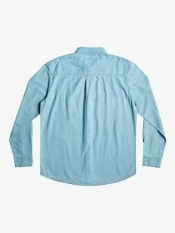 Quiksilver Authentic Paradise - Chemise Manches Longues En Denim Pour Homme -Surf Soldes eqywt04471 quiksilverf bfmw bck1