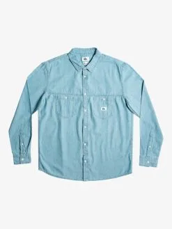 Quiksilver Authentic Paradise - Chemise Manches Longues En Denim Pour Homme -Surf Soldes eqywt04471 quiksilverf bfmw frt1