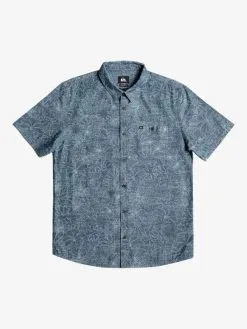 Quiksilver Collaborative Project - Chemise Manches Courtes Pour Homme -Surf Soldes eqywt04472 quiksilverf byg6 frt1