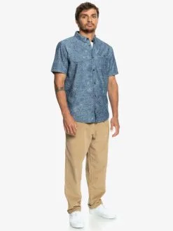 Quiksilver Collaborative Project - Chemise Manches Courtes Pour Homme -Surf Soldes eqywt04472 quiksilverw byg6 frt9