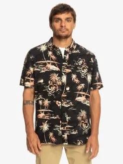 Quiksilver Airflow Viscose - Chemise Manches Courtes Pour Homme -Surf Soldes eqywt04475 quiksilverw kvj6 frt4