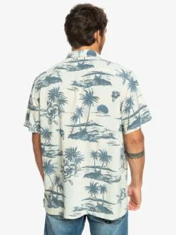 Quiksilver Airflow Viscose - Chemise Manches Courtes Pour Homme -Surf Soldes eqywt04475 quiksilverw wdw6 bck1