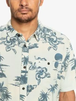 Quiksilver Airflow Viscose - Chemise Manches Courtes Pour Homme -Surf Soldes eqywt04475 quiksilverw wdw6 frt3