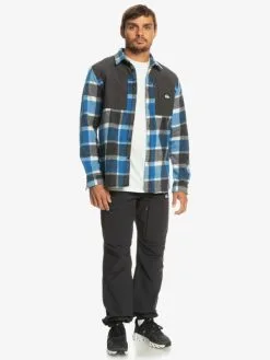 Quiksilver North Seas - Chemise Manches Longues Pour Homme -Surf Soldes eqywt04488 quiksilverw brt6 frt9