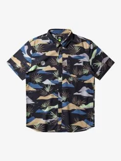 Quiksilver Slow Dazed - Chemise Manches Courtes Pour Homme -Surf Soldes eqywt04491 quiksilverf kta6 frt1