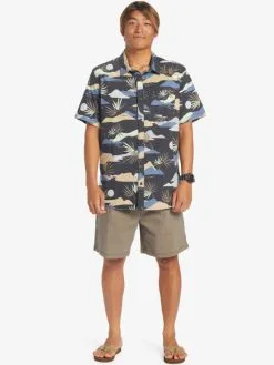Quiksilver Slow Dazed - Chemise Manches Courtes Pour Homme -Surf Soldes eqywt04491 quiksilverw kta6 frt9