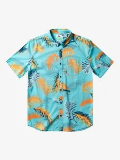 Quiksilver Tropical Glitch - Chemise Manches Courtes Pour Homme -Surf Soldes eqywt04492 quiksilverf bgd6 frt1