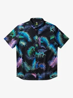 Quiksilver Tropical Glitch - Chemise Manches Courtes Pour Homme -Surf Soldes eqywt04492 quiksilverf kvj6 frt1